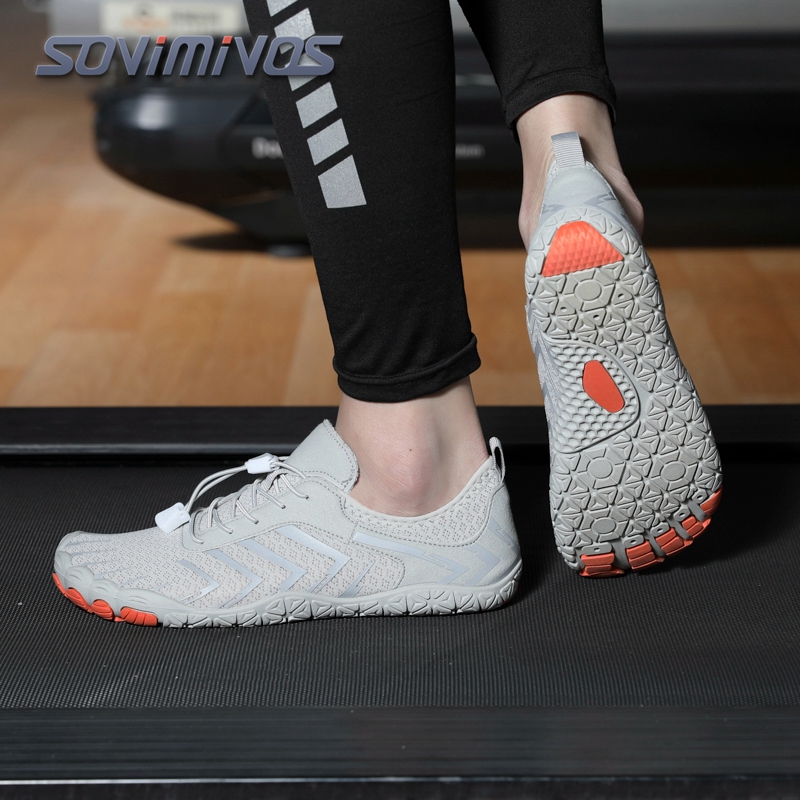 Wide Toe Box Running Sneakers - Sepatu Lari Trail Tanpa Alas Kaki