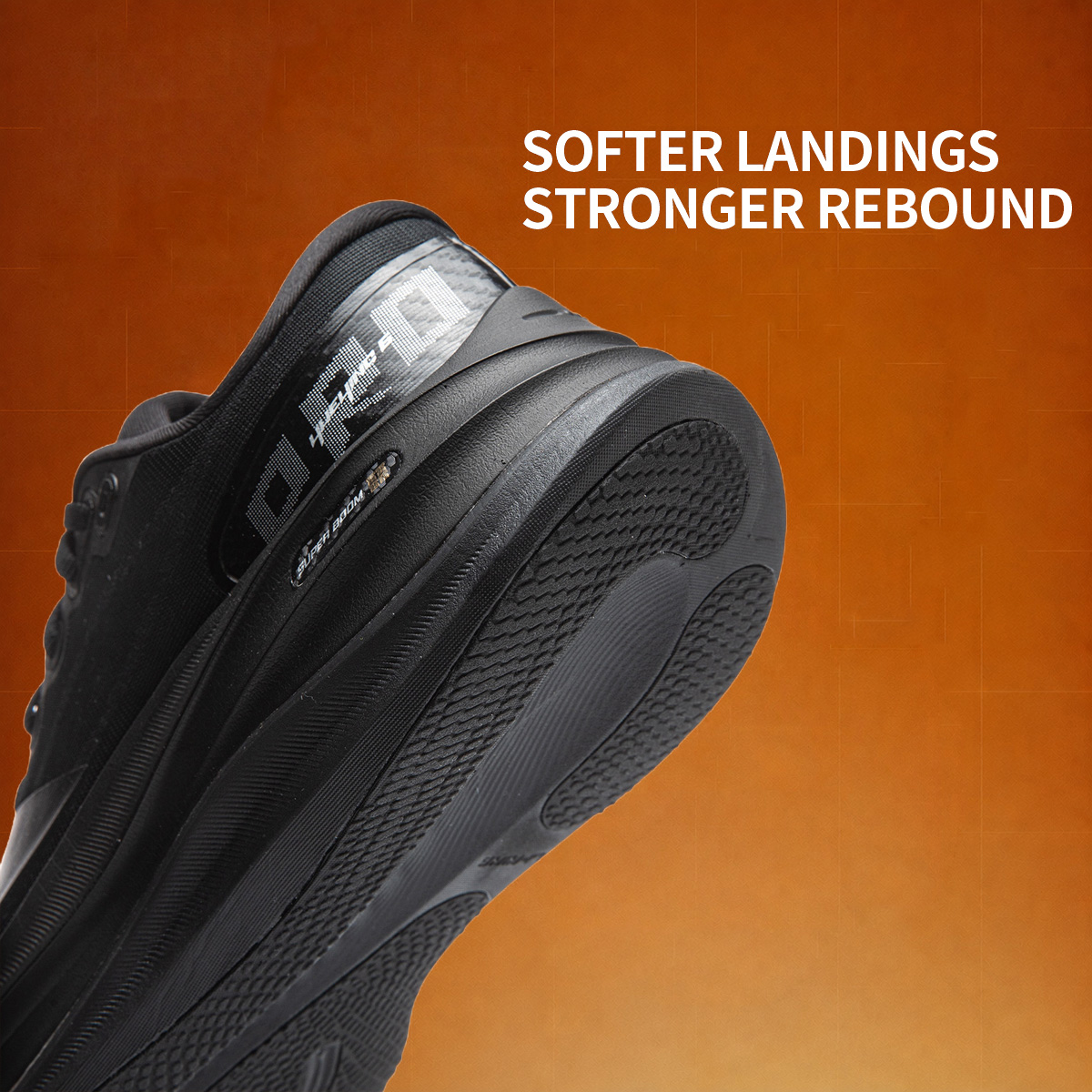 Li-Ning Sepatu Lari Bantalan O - Reflective Night Running Shoes ulasan dan harga