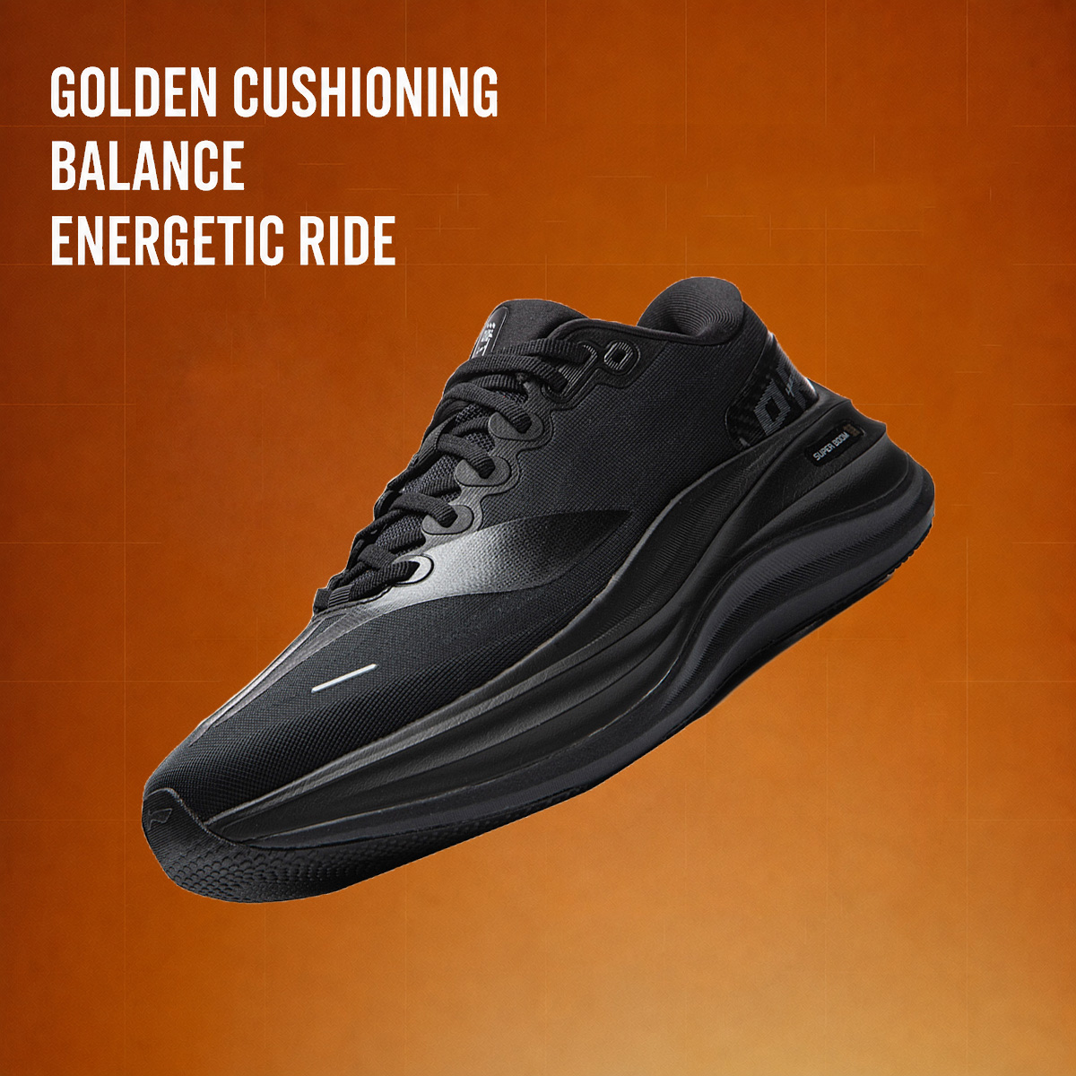 Li-Ning Sepatu Lari Bantalan O - Reflective Night Running Shoes ulasan dan harga