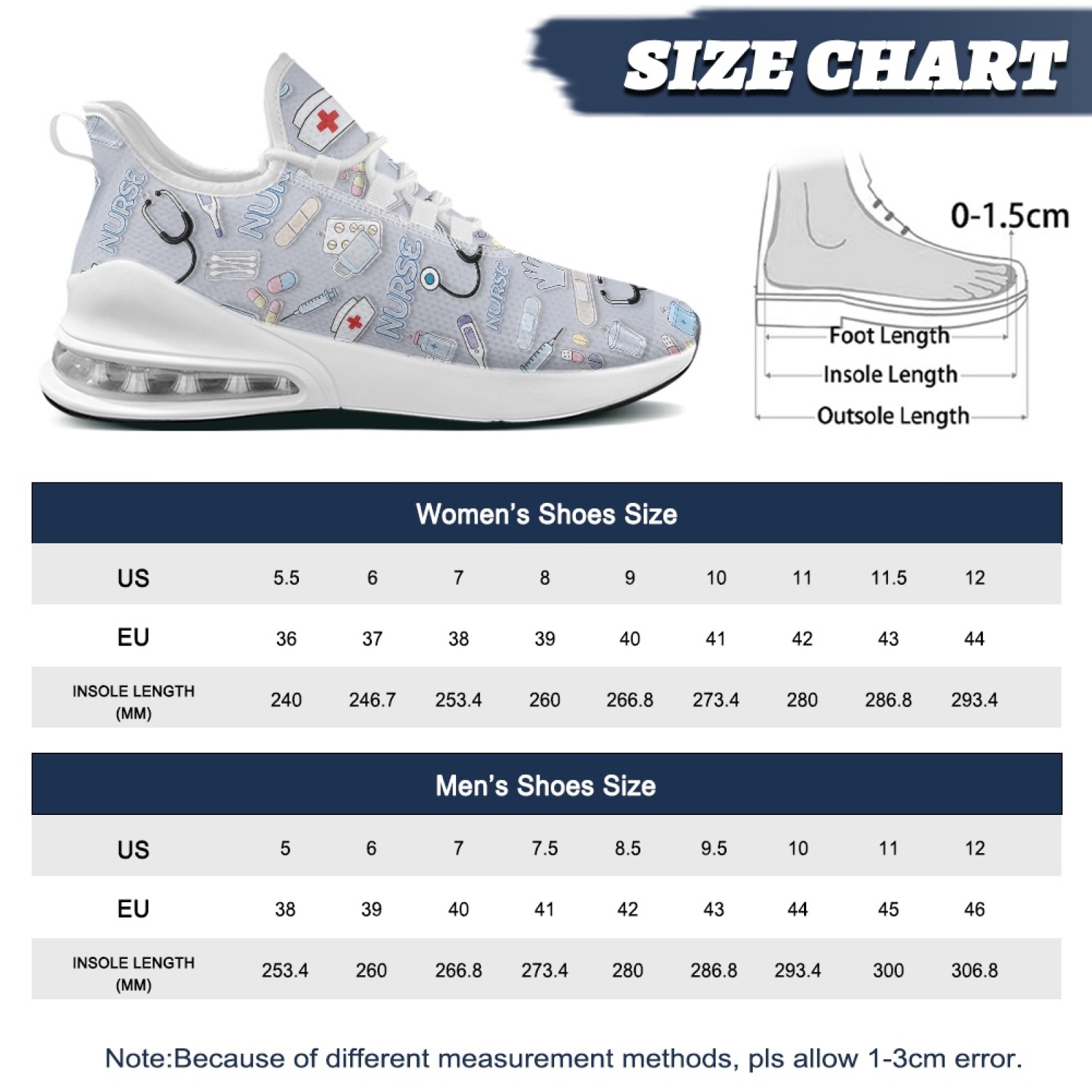 Sepatu Perawat PENSTROLL denga - Breathable Mesh Athletic Shoes ulasan dan harga