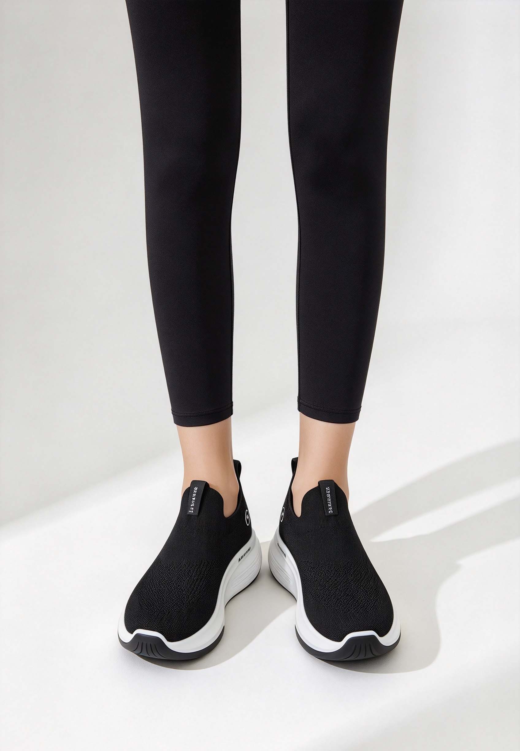Sepatu Kasual Wanita dengan So - Knit Fabric Lace Up Sneakers ulasan dan harga