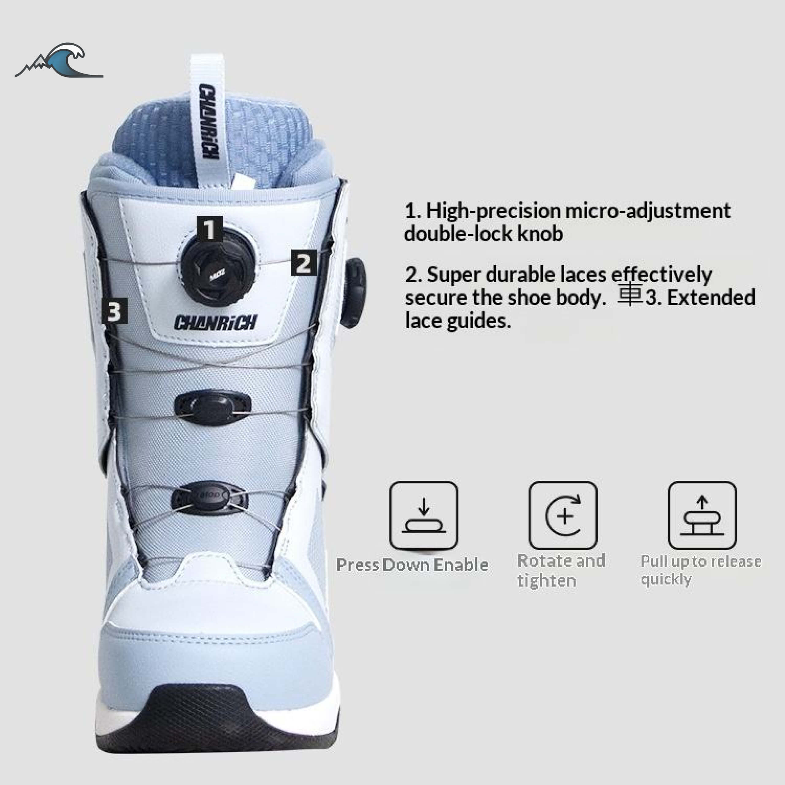 Sepatu Snowboard Tahan Air unt - Boots ulasan dan harga
