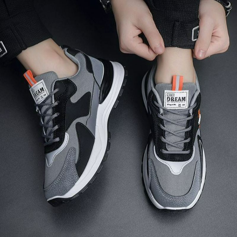 Sepatu Pria Fashion Sepatu Jar - Breathable Mesh Athletic Shoes ulasan dan harga