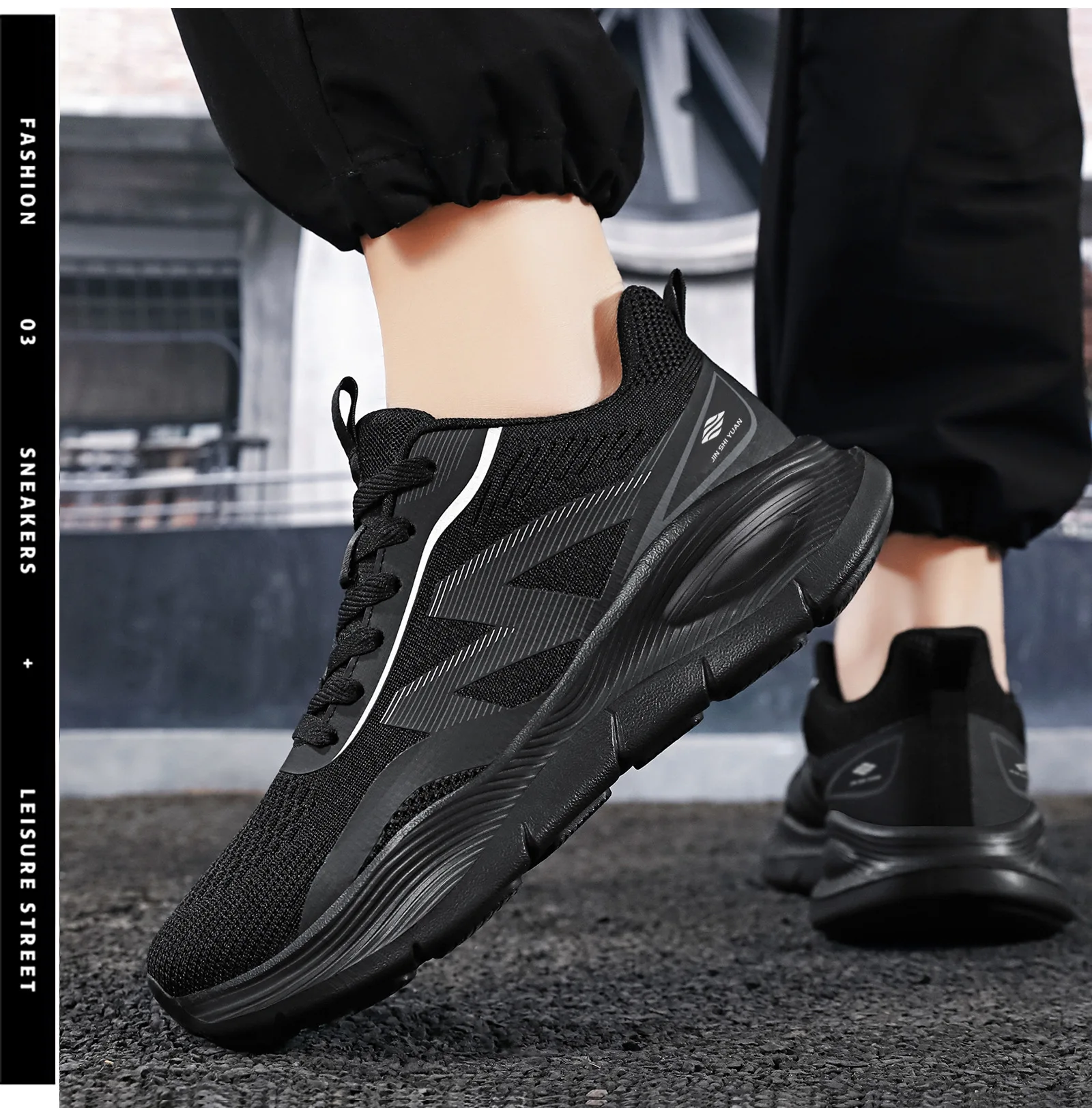 Sepatu Lari Pria dengan Bahan  - Shock Absorbing Gym Trainers ulasan dan harga